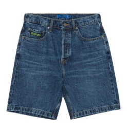 DC Skateboarding Worker Baggy Denim Shorts - Stone Indigo