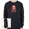 Death Skateboards OG Skull Longsleeve T-Shirt - Black/Pink -Baker Store deathpinklongsleeve
