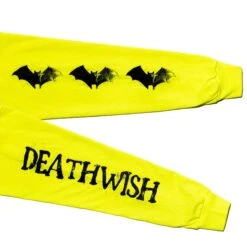 Deathwish Creeping Long Sleeve Tee - Neon -Baker Store deathwish skateboards creeping long sleeve 3