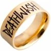 Deathwish Deathspray Ring - Gold -Baker Store deathwishdeathsprayringgold