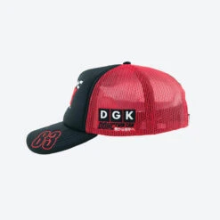 DGK Sakura Trucker Hat - Black / Red -Baker Store dgk sakura trucker hat 3
