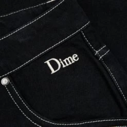 Dime MTL Classic Baggy Denim Pants - Black -Baker Store dime mtl classic baggy denim black 3