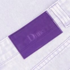 Dime MTL Classic Baggy Denim Pants - Stone Lilac -Baker Store dime mtl classic baggy denim pants stone lilac 4