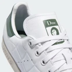 Adidas Skateboarding X Dime Stan Smith Skate Shoes - Cloud White / Collegiate Green / Green Oxide -Baker Store dime stan smith 7