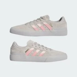 Adidas Skateboarding X Dime Busenitz Vulc II Skate Shoes - Clear Granite / Wonder Mauve / Wonder Quartz -Baker Store dime7