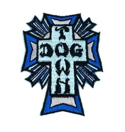 Dogtown Cross Logo Colour Patch - Blue