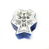 Dogtown Skateboards Cross Logo Wax 3" - Blue -Baker Store dogtown cross logo wax 3 blue