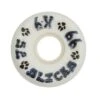 Dogtown K-9 Slicks Skateboard Wheels 52mm X 99a - White