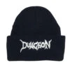 Dungeon Logo Beanie - Black / Glow In The Dark -Baker Store dungeon black beanie glow in the dark