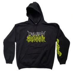Dungeon X Slugger Collab Hoodie - Black