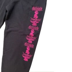 Dungeon X Slugger Collab Joggers - Black -Baker Store dungeon joggers 3