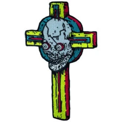 Dungeon Skull Cross Embroidered Patch