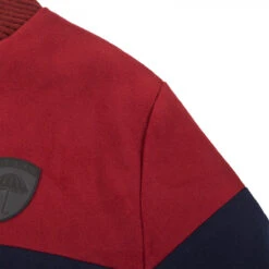Helas Fan Jacket - Burgundy/Navy/Black -Baker Store fan jacket burgnavyblack 2