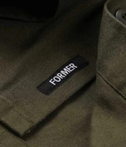 Former Daring Long Sleeve Overshirt - Deep Olive -Baker Store former daring shirt 3