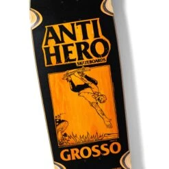 Anti Hero Skateboards X Skate Shop Day 2025 Grosso Handplant Black Skateboard Deck - 9.25 -Baker Store grosso black4