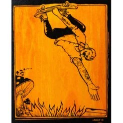 Anti Hero Skateboards X Skate Shop Day 2025 Grosso Handplant Black Skateboard Deck - 9.25 -Baker Store grosso black7