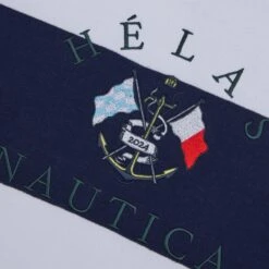 Helas X Nautica Crewneck - Navy / White -Baker Store helas nautica crewneck navy white 3