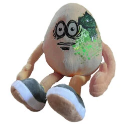 Heroin Skateboards Gator Egg Plush Toy