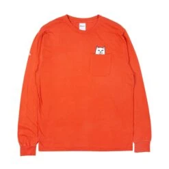 RIPNDIP Lord Nermal Long Sleeve - Texas Orange