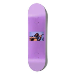 Girl Skateboards Shot By Spike Kim Deal Skateboard Deck - 8.5 Purple -Baker Store kim deal 2