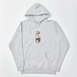 North Skate Mag Ali Super 8mm Hoodie - Heather Grey