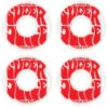 OJ Wheels Mini Super Juice 78A Skateboard Wheels White With Red Graphic- 55mm -Baker Store oj s mini super juice 78a skateboard wheels 4 pack b5