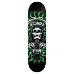Zero Skateboards Chris Cole MMXX Green Skateboard Deck - 8.00