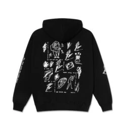Polar Skate Co. Dave Hoodie | Sad At Times - Black