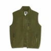 Polar Skate Co Basic Fleece Vest - Army Green -Baker Store polar skate co fleece vest army green 1