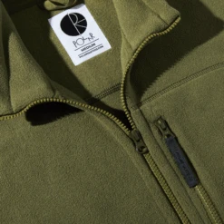 Polar Skate Co Basic Fleece Vest - Army Green -Baker Store polar skate co fleece vest army green 4