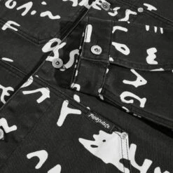 Polar Skate Co. Patrik Jacket | Sad Notes - Black / White -Baker Store polar skate co patrik jacket sad notes black white 4