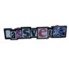 Rassvet Typo Metal Pin -Baker Store rassvet typo pin 1
