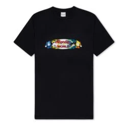 RIPNDIP Rip N Dip X World Industries Water Nerm & Flame Jerm Tee - Vintage Black