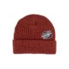 Santa Cruz Mono Lined Oval Dot Beanie - Terracotta