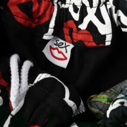 Sex Skateboards Luigis Baggy Fit Denim - Black -Baker Store sex luigis baggy denim black 4