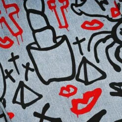 Sex Skateboards Luigis Baggy Fit Denim - Blue -Baker Store sex luigis denim blue 3