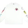 Sex Skateboards Rainbow Jazz Long Sleeve Tee - White -Baker Store sex rainbow jazz long sleeve white 1