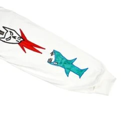 Sex Skateboards Rainbow Jazz Long Sleeve Tee - White -Baker Store sex rainbow jazz long sleeve white 4