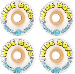 Snot Wheel Co Wide Boys Wheels 52mm 101A Glow In The Dark