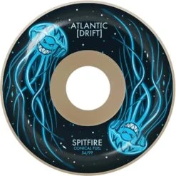 Spitfire X Atlantic Drift Formula Four Conical Full 99D Skateboard Wheels - 56mm