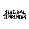 Suicidal Tendencies Logo Sticker - White -Baker Store suicidal tendencies sticker white