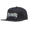 Thunder Severed Snapback Cap - Black