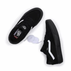 Vans Rowan Skate Shoes Black/Black/White -Baker Store vansrowanblack black white2