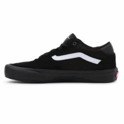 Vans Rowan Skate Shoes Black/Black/White -Baker Store vansrowanblack black white4