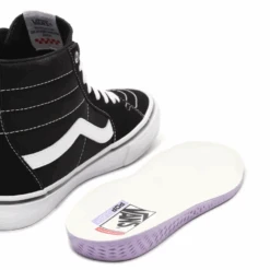 Vans Skate Sk8 Hi Skate Shoes - Black/White -Baker Store vanssk8hiblack white8 60511a59 0566 41cf 917a 0046be8c6d09