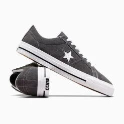 Converse CONS One Star Pro Ox Skateboarding Shoes - Dark Matter / White 14 Converse CONS One Star Pro Ox Skateboarding Shoes - Dark Matter / White -Baker Store vconverse one star pro dark matter 5