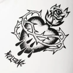 Welcome Skateboards Hallowed Tee - White -Baker Store welcome hallowed tee white 3